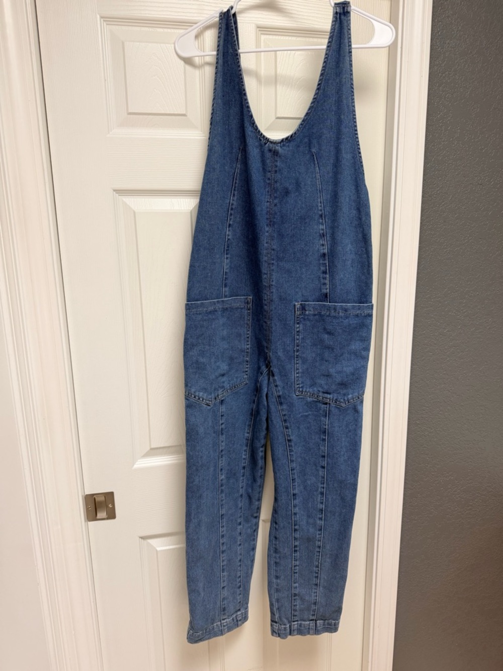 Women's Denim Overalls Jumpsuit